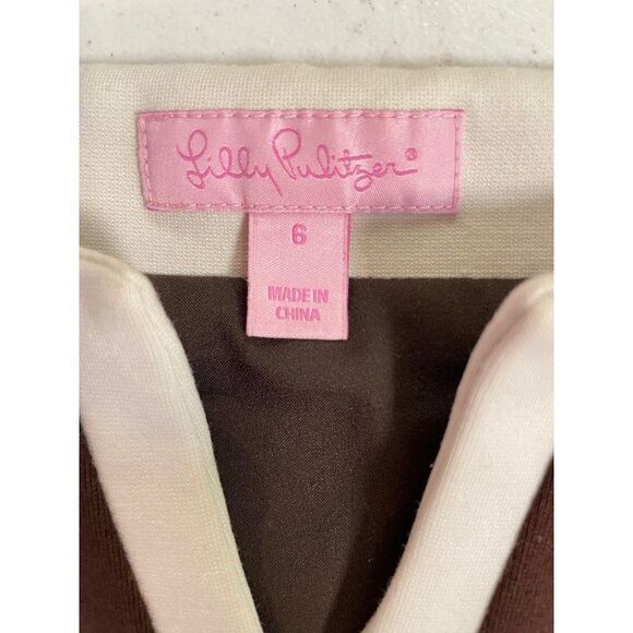 Lilly Pulitzer Cleary Cap Sleeve Mod Shift Dress 4 6 - Picture 5 of 5